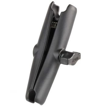 Dvigubas lizdinis tvirtinimo arm RAM Mounts RAM-B-201U-C, aliuminis, rutulys 2,54 cm, aukštis 152,4 mm, juodas