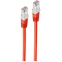Tinklo kabelis ShiverPeaks BS75711-HR Raudonas 1 m Cat6 S/FTP