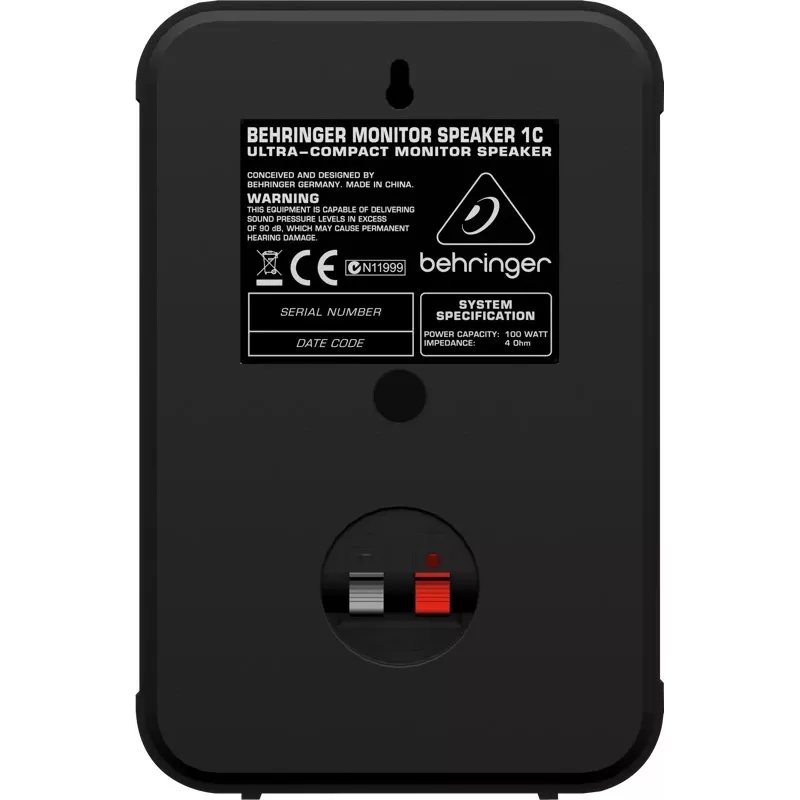 Pasyvus garsiakalbis Behringer 1C-BK 100 W