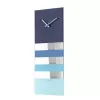 NeXtime klok 2855bl Bold Stripes sieninis laikrodis, 38x19 cm, mėlynas