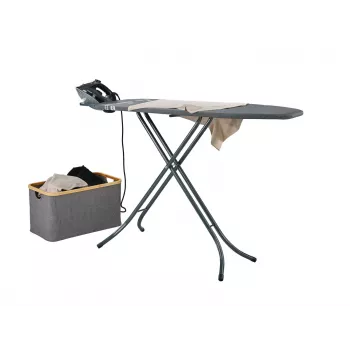 Pilno dydžio lyginimo lenta Leifheit 72486 Classic M Black, 1200 x 380 mm, aukštis 690–880 mm