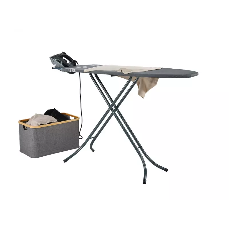 Pilno dydžio lyginimo lenta Leifheit 72486 Classic M Black, 1200 x 380 mm, aukštis 690–880 mm
