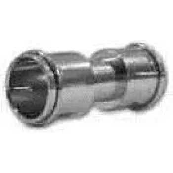 Adapteris laidų sujungimui Preisner FSQ2 F–F sidabrinis