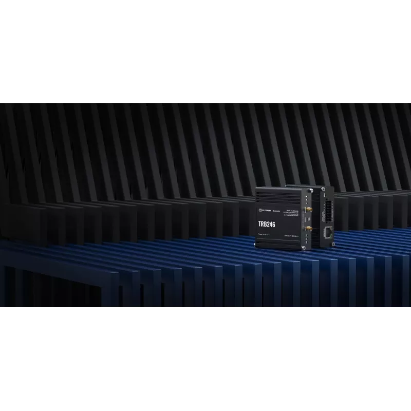 Pramoninis maršrutizatorius Teltonika TRB246, IoT LTE šliuzas Cat 4, 1x RJ45 100 Mb/s, IP30
