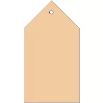 Siuntų etiketės HERMA 6070 80x150 mm su plastikine akute ir užlenktu kampu