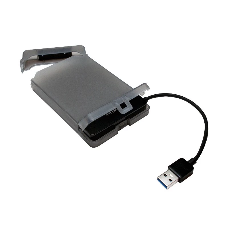 Išorinis dėklas HDD/SSD LogiLink AU0037, 2.5 inch, USB 3.0, pilkas