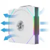 Lian Li UNI FAN TL Wireless 12RTL1W1W kompiuterio korpuso ventiliatorius, ARGB, PWM, Reverse Blade, 120 mm, baltas