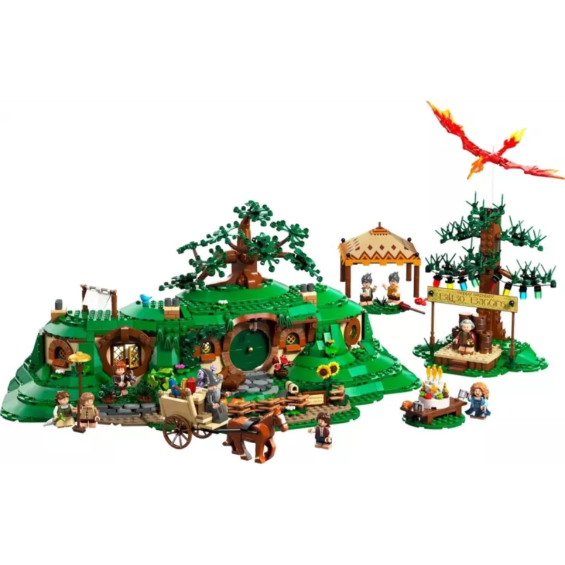 LEGO ICONS 10354 Žiedų valdovas: Hobitų kaimas