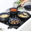 Puodų ir keptuvių rinkinys Russell Hobbs RH03321EU7 – 8 dalių, su keramine nelimpančia danga, tinka indaplovei
