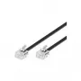 Telefono laidas Microconnect MPK191 RJ11–RJ11 15 m juodas