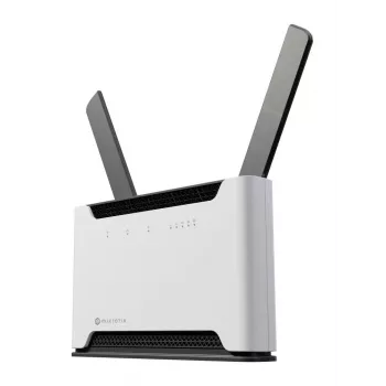 Belaidis maršrutizatorius MikroTik Chateau PRO ax — dviejų juostų 2,4/5 GHz, 3548 Mbit/s, PoE, 5x LAN, 2 išorinės antenos, pilka/balta