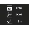 PETZL Aria 2 rgb-desert – įkraunama 200 liumenų priekinė lemputė
