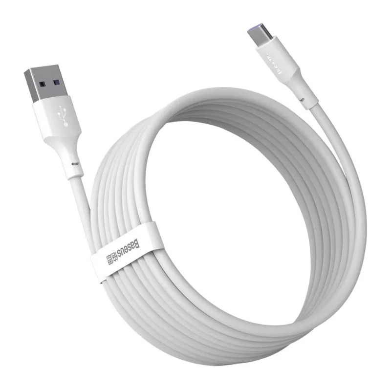 USB laidas Baseus TZCATZJ-02 1,5 m USB A USB C baltas