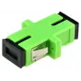 Alantec FOA-SCA-SMS šviesolaidinis adapteris — SC/APC į SC/UPC, vienmodis, 2,5 mm, žalias