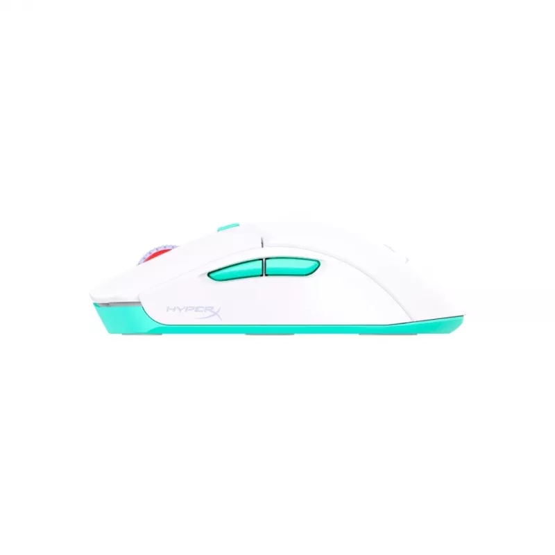 HyperX Pulsefire Haste 2 Core Wls – žaidimų pelė (balta/žalia/violetinė)
