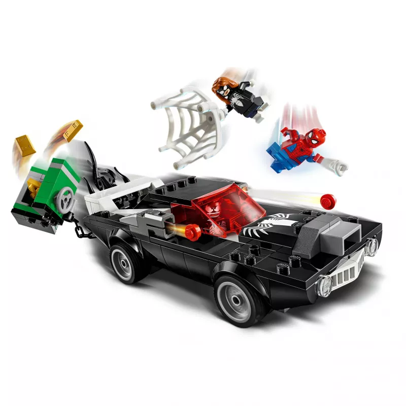 LEGO Marvel Super Heroes Konstruktorius Žmogus-voras prieš Venomą Raumeninis automobilis 76309 — 254 dalys, 3 minifigūrėlės, nuo 7 metų
