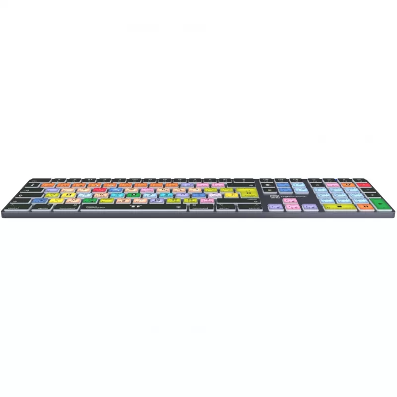 Klaviatūra LogicKeyboard Apple Logic Pro X2 Titan DE Mac, vokiškas išdėstymas – LKB-LOGXP2-TM-DE
