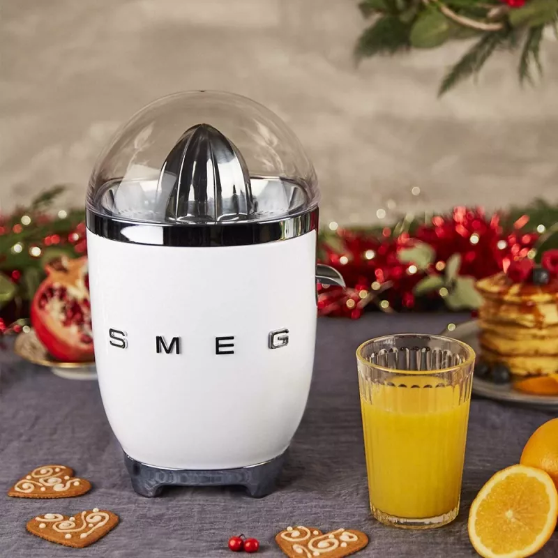 Elektrinė citrusinių vaisių spaudė Smeg CJF11WHEU 70 W balta, nerūdijantis plienas