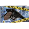 Žaislinis metalinis policijos revolveris Gonher 8 šūviams, modelis 258441
