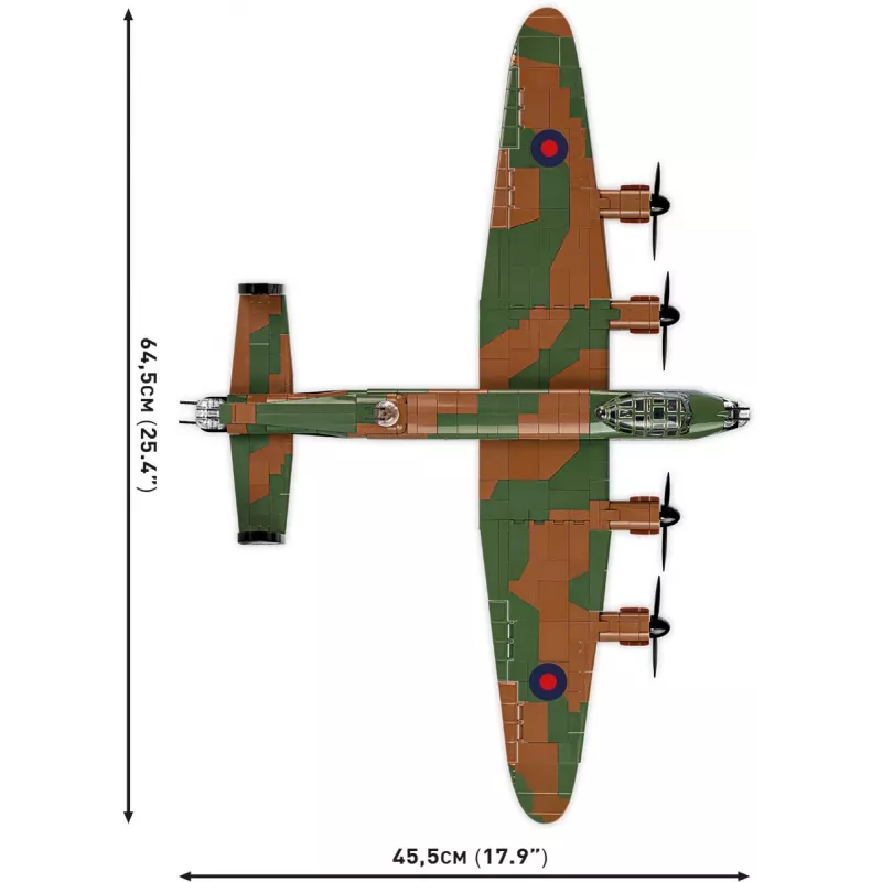 Konstruktorius Avro Lancaster B.III 1595 kaladėlių