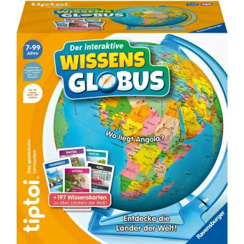 Ravensburger tiptoi interaktyvus žinių gaublys