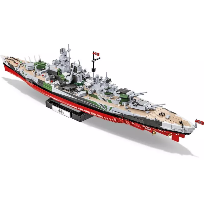 Lėktuvnešio Tirpitz modelis COBI COBI-4839 Konstravimo rinkinys Mastelis 1:300 Ilgis 870 mm Aukštis 215 mm