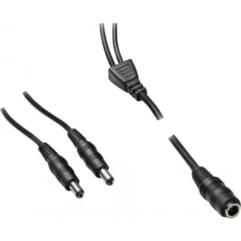 VOLTCRAFT žemos įtampos jungiamasis laidas 5,5 mm kištukas – 2,5 mm lizdas, 1,10 m (072958C)