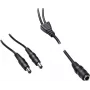VOLTCRAFT žemos įtampos jungiamasis laidas 5,5 mm kištukas – 2,5 mm lizdas, 1,10 m (072958C)
