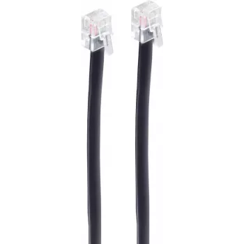 Telefono laidas ShiverPeaks BS70086-6/6 6 m Juodas