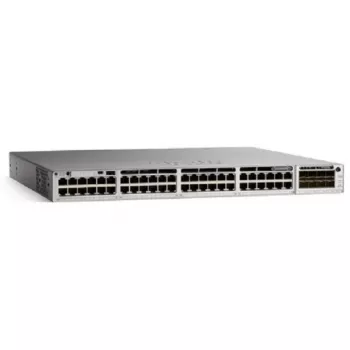 Cisco Catalyst 9300 48 prievadų (12 mGig, 36 2,5 Gbps) Network Essentials, 1 maitinimo blokas