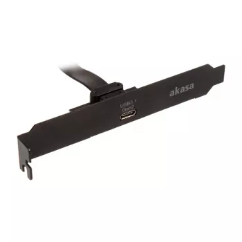 USB-C laidas Akasa AK-CBUB37-50BK 0,5 m USB 3.2 Gen 2 juodas