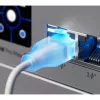 Ubiquiti UACC-Cable-Patch-EL-0.15M-W tinklo laidas Cat6, peršviečiamas baltas