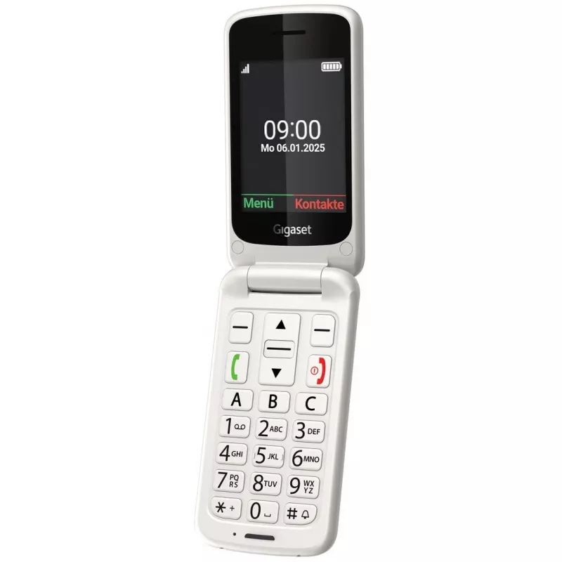 Mobilusis telefonas Gigaset GL595 2.8 colio 0,3 MP Baltas