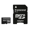 Transcend Premium microSDHC 8 GB atminties kortelė su SD adapteriu