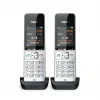 Gigaset COMFORT 500HX duo analoginis/DECT belaidis telefonas su skambučio numerio rodymu, juodas/sidabrinis