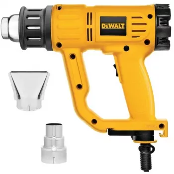 Šilumos pistoletas DeWalt D26411 — 1800 W, 600°C, 450 l/min, geltonas