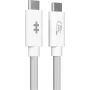 USB-C kabelis HYPER HyperDrive Next USB4 Gen 3x2 1,2 m Baltas
