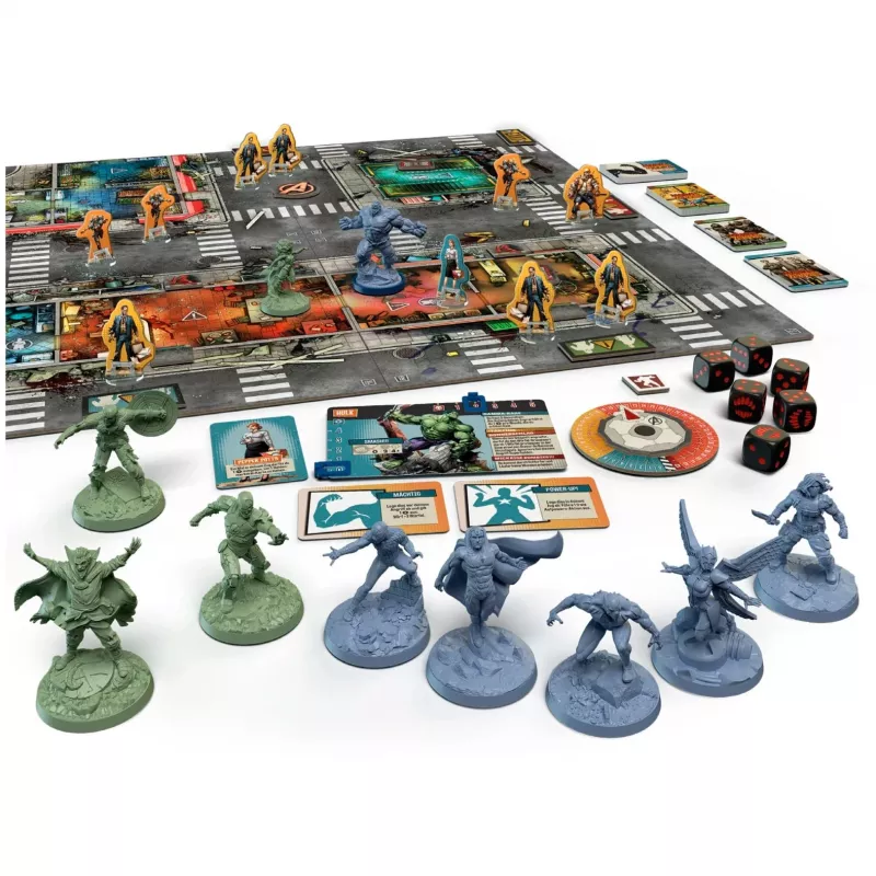 Stalo žaidimas Asmodee Marvel Zombies Heroes' Resistance – kooperacinis minių zombių zombicido kryžminis žaidimas