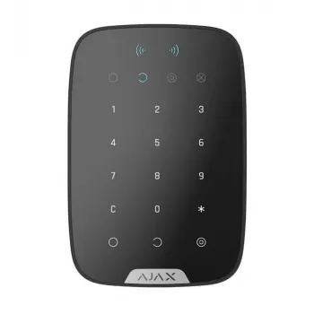 Belaidė klaviatūra Ajax WRL/PLUS BLACK 38252 apsaugos sistemai, skaitmeninis įvedimas, maitinama baterijomis