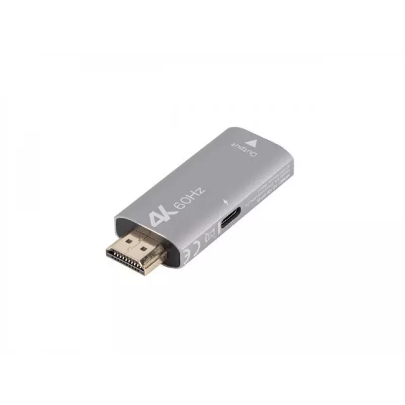 Adapteris vaizdo kabeliui Lanberg AD-HD-DP-01 HDMI Type A DisplayPort sidabrinis