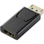 Renkforce RF-5506962 DisplayPort / HDMI adapteris [1x DisplayPort kištukas - 1x HDMI lizdas] Juodas, paauksuoti kontaktai (RF-5506962)