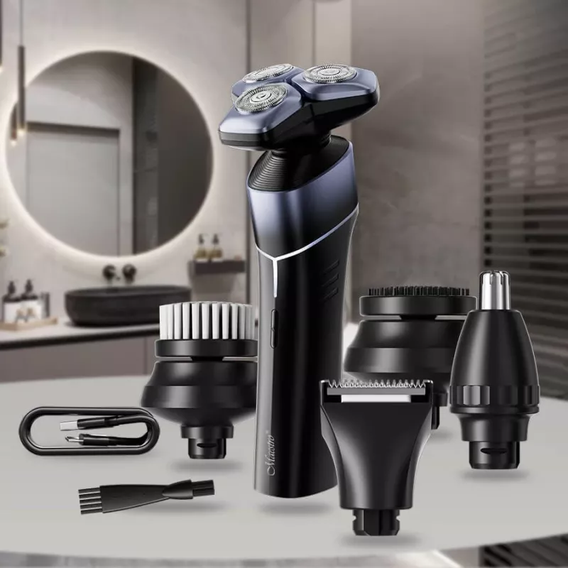 Elektrinis 5-in-1 daugiafunkcis skutimosi rinkinys Maestro MR-675 su USB įkrovimu
