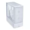 Korpusas MidiTower Lian Li LANCOOL 207 baltas, permatomas šoninis dangtis, ATX/MicroATX/MiniITX, be maitinimo šaltinio
