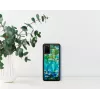 Dėklas iKins Samsung Galaxy S20+ – juodas su vandens lelijų raštu