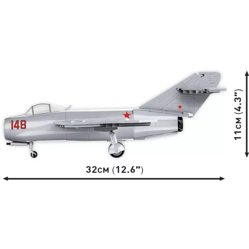 COBI Istorinė kolekcija Korėjos karas MIG-15 NATO kodas Fagot Sovietinis reaktyvinis lėktuvas