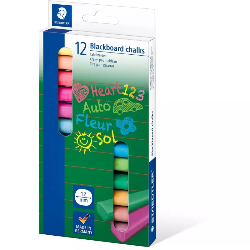 Kreida rašymui Staedtler 2360 įvairiaspalvė 12 vnt.
