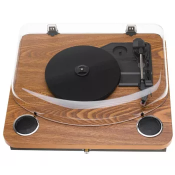 Patefono grotuvas Adler AD 1914 su USB, Bluetooth 5.4, keramine plokštele, įmontuotais garsiakalbiais