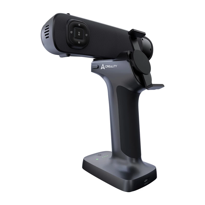 3D skaitytuvas Creality Sermoon X1 — tikslumas 0,02 mm, Wi‑Fi 6, 34 lazeriai, NIR, juodas
