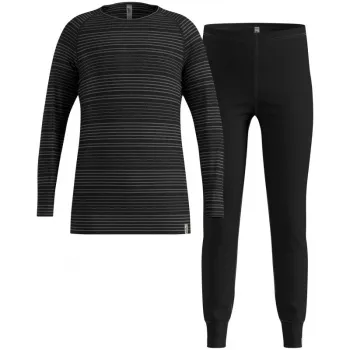 Odlo vaikiškas termo apatinis komplektas ACTIVE WARM ECO SET, 140 cm, juoda/pilka