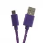 Sbox USB->Micro USB 1M USB-1031U violetinė
